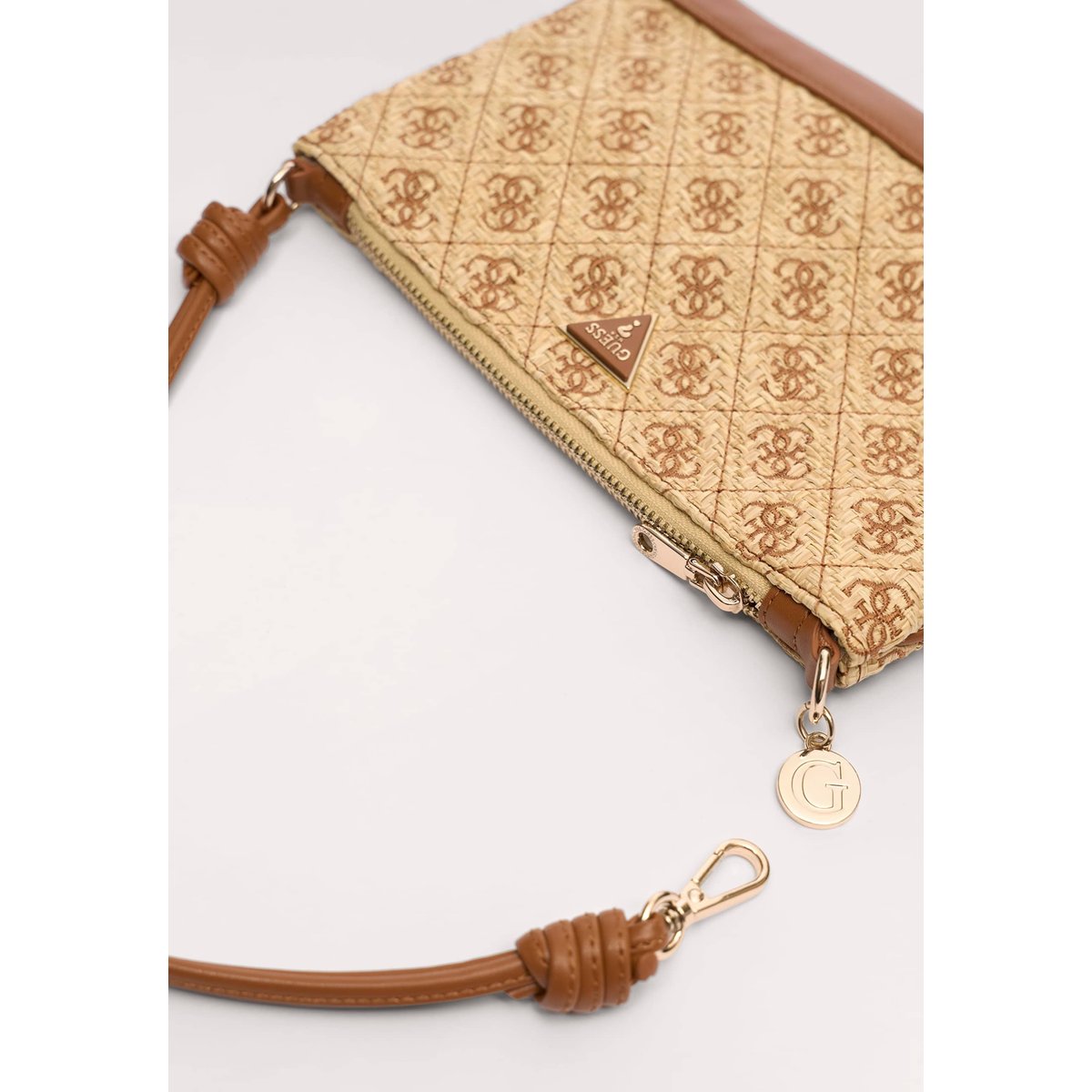 Pochette Avec Logo Kirsten marron, GUESS