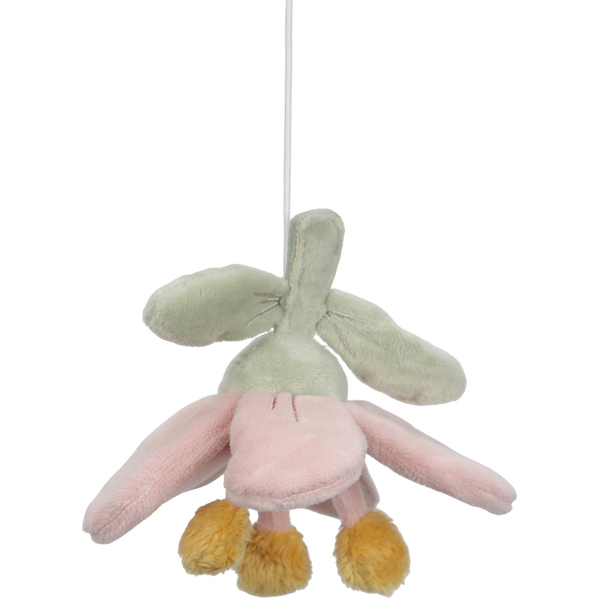 Mobile musical rose, jaune, vert, beige, multicolore, bois, marron, LITTLE DUTCH