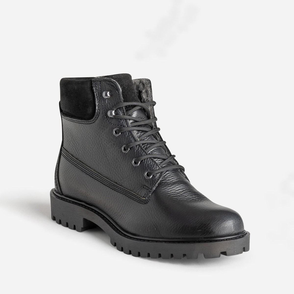 Boots en cuir BERTIL noir, ERAM