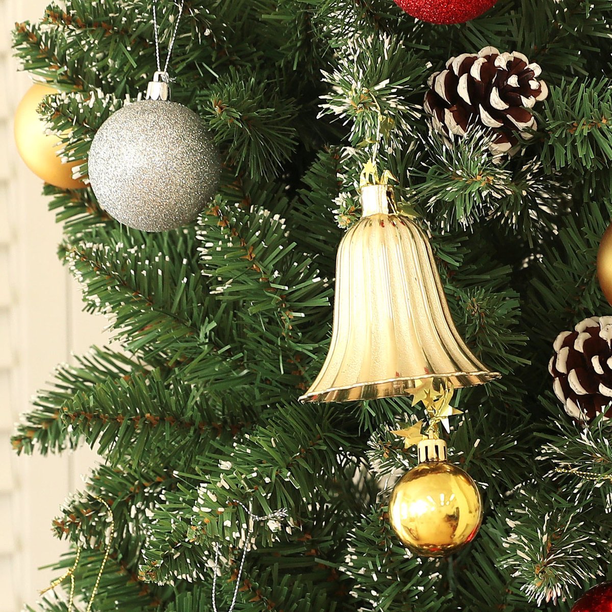 Sapin de Noël Plastique vert, HOMCOM