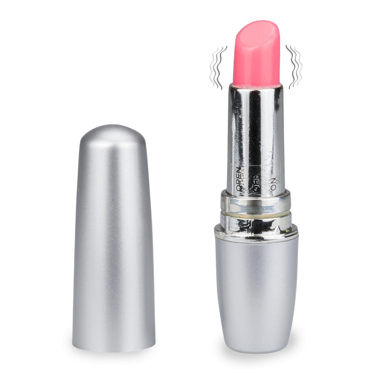 Stimulateur clitoridien Lipstick Lover argent, LOVE AND VIBES