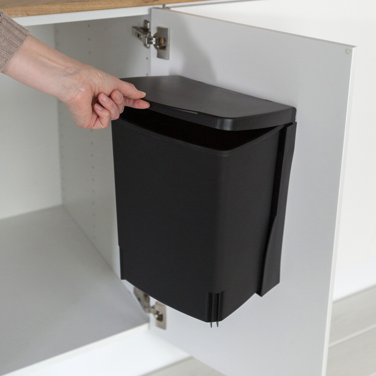 Built-in Bin, 10L, Rectangular black, BRABANTIA