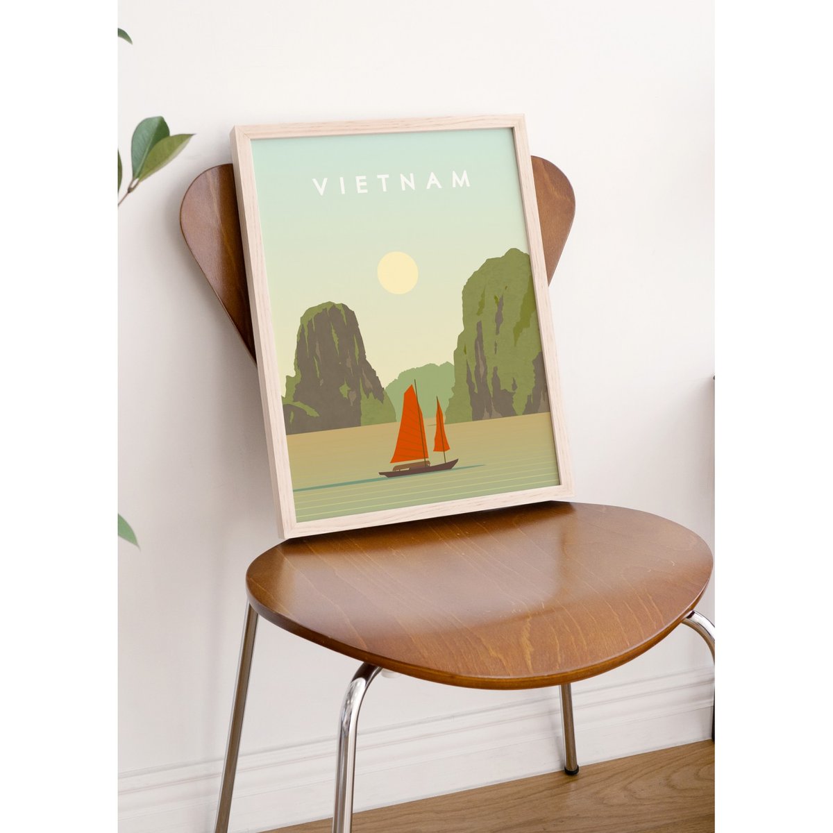 Poster Vietnam blanc, L'AFFICHERIE