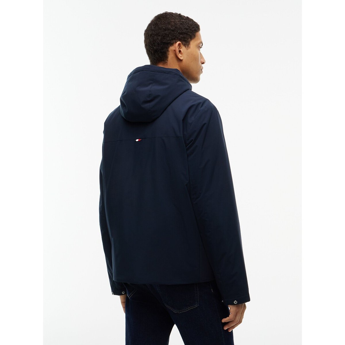 Hooded Windbreaker navy blue, TOMMY HILFIGER