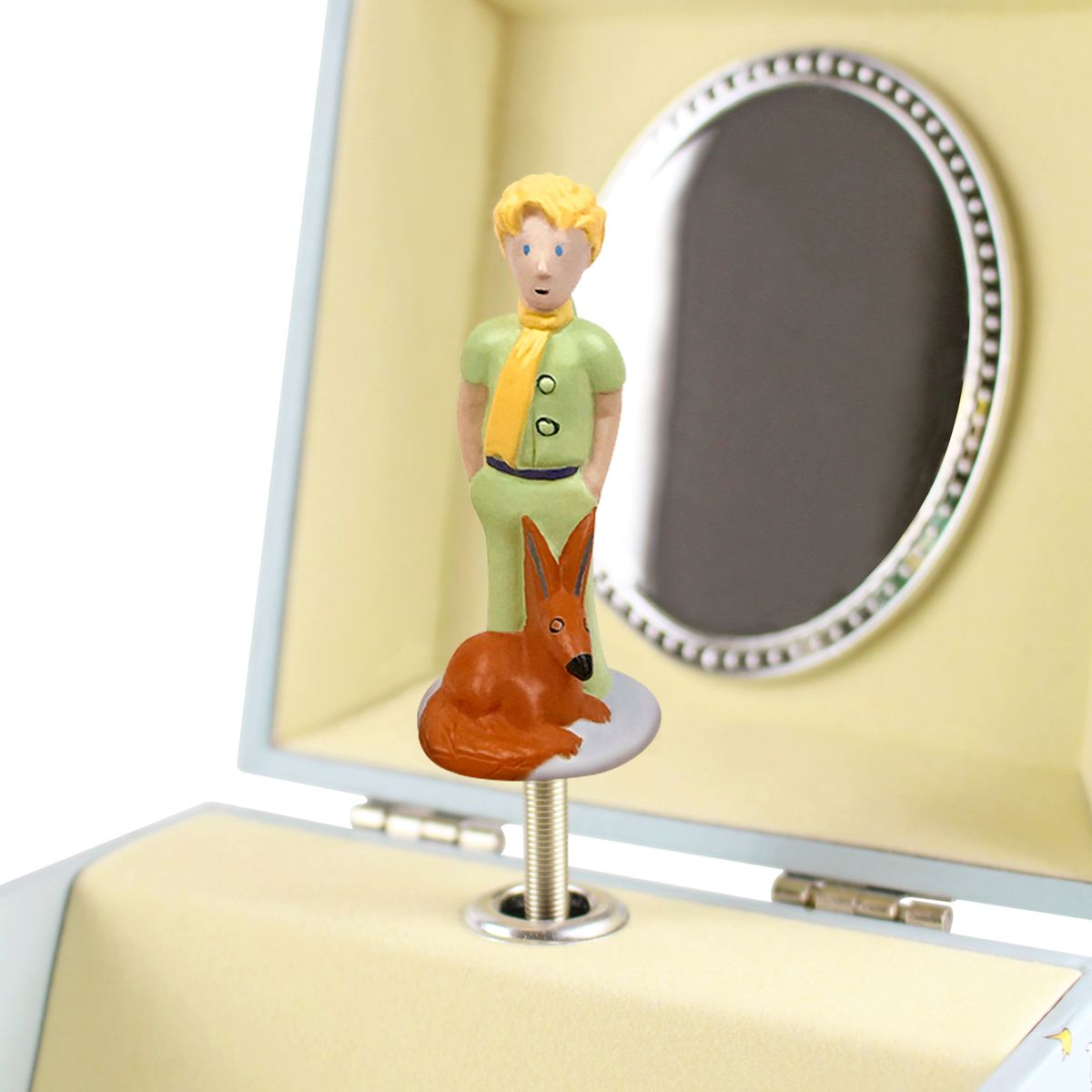 Petite boîte à musique bébé Le Petit Prince et mouton autres, TROUSSELIER