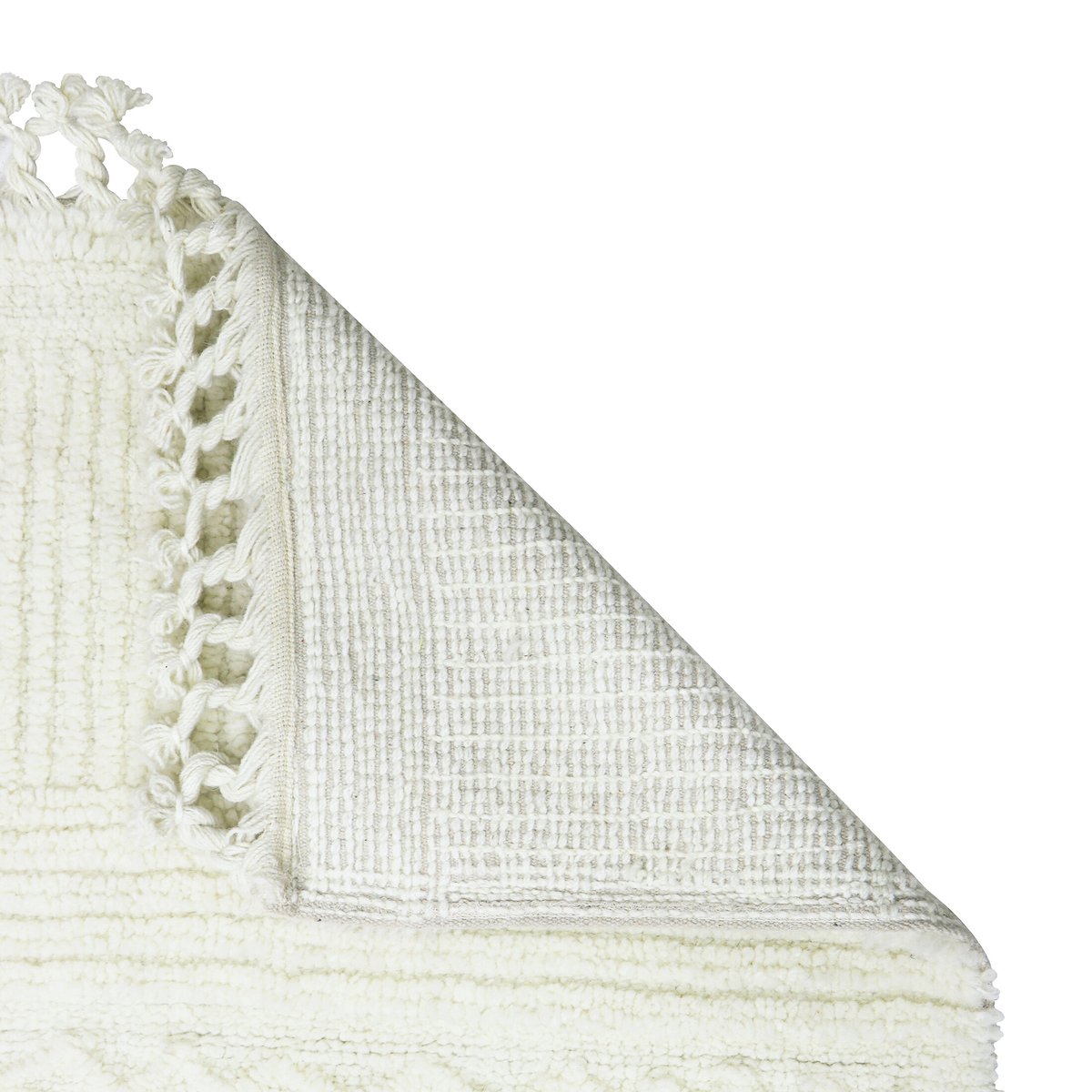 Tapis à laine Rectangulaire ARI blanc, LORENA CANALS