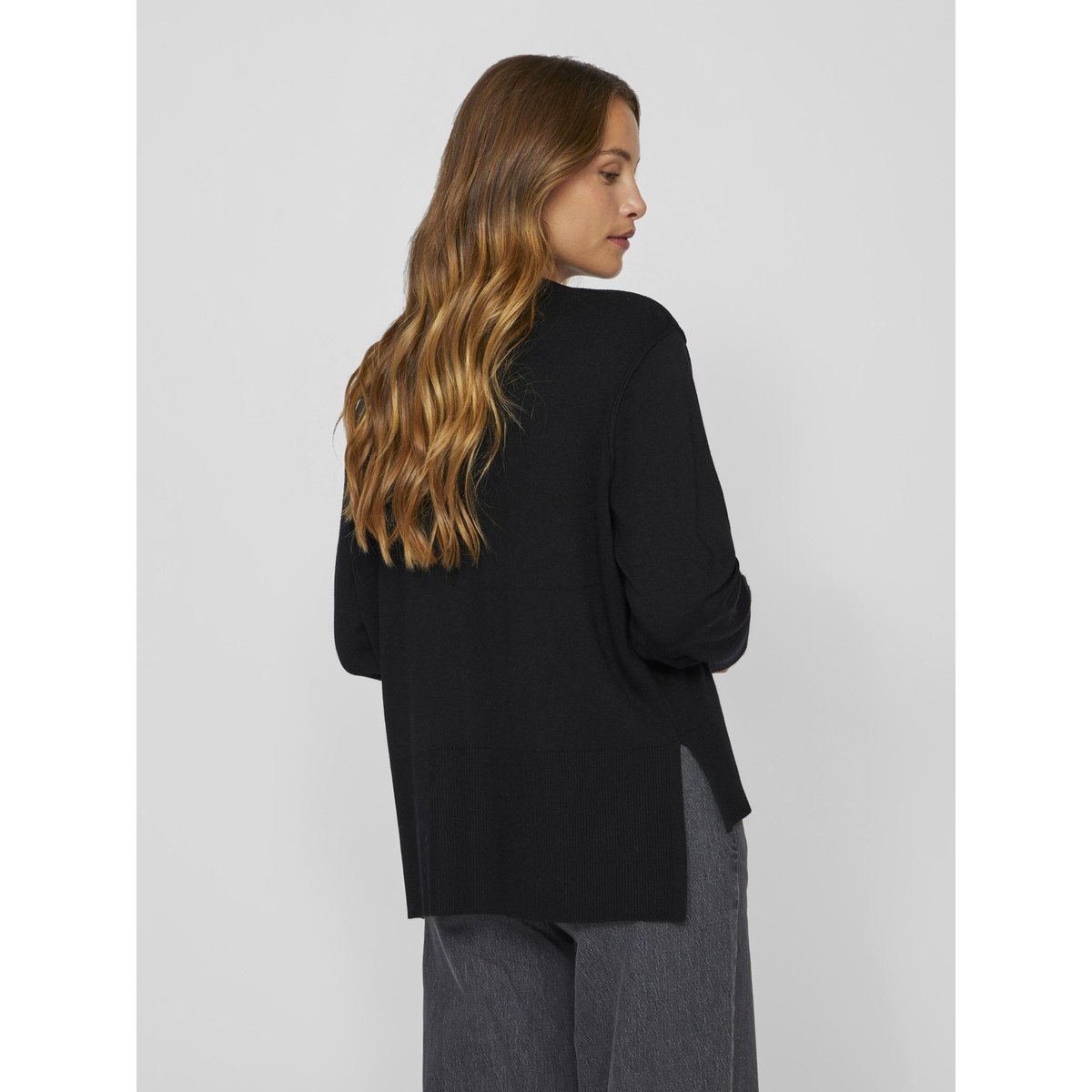 Pull En Maille Col rond black beauty, VILA