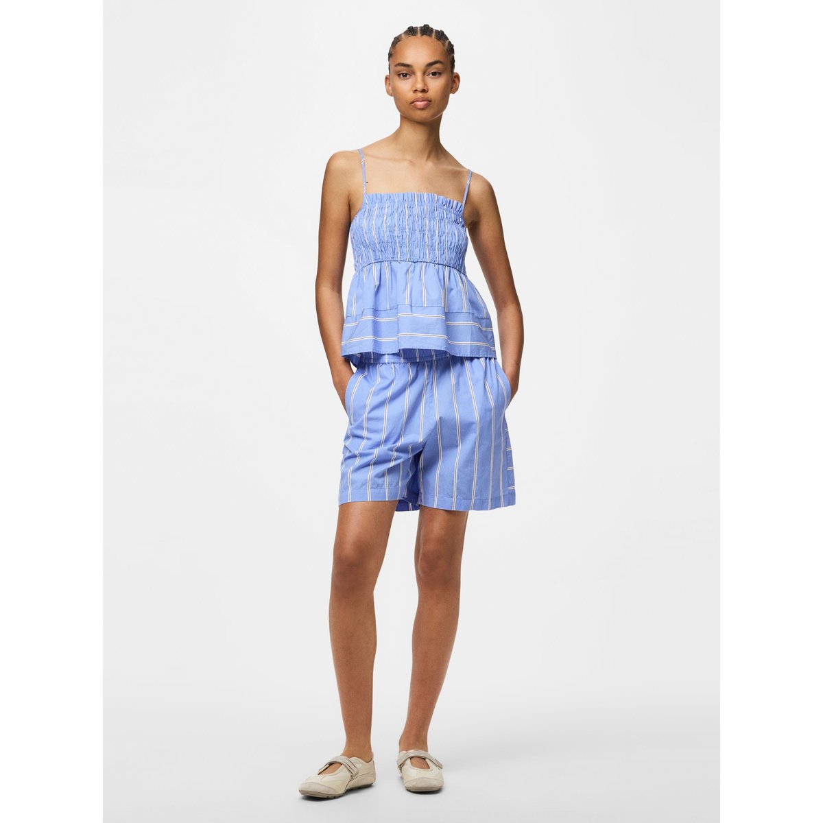 Top À Bretelles bleu - hydrangea, PIECES