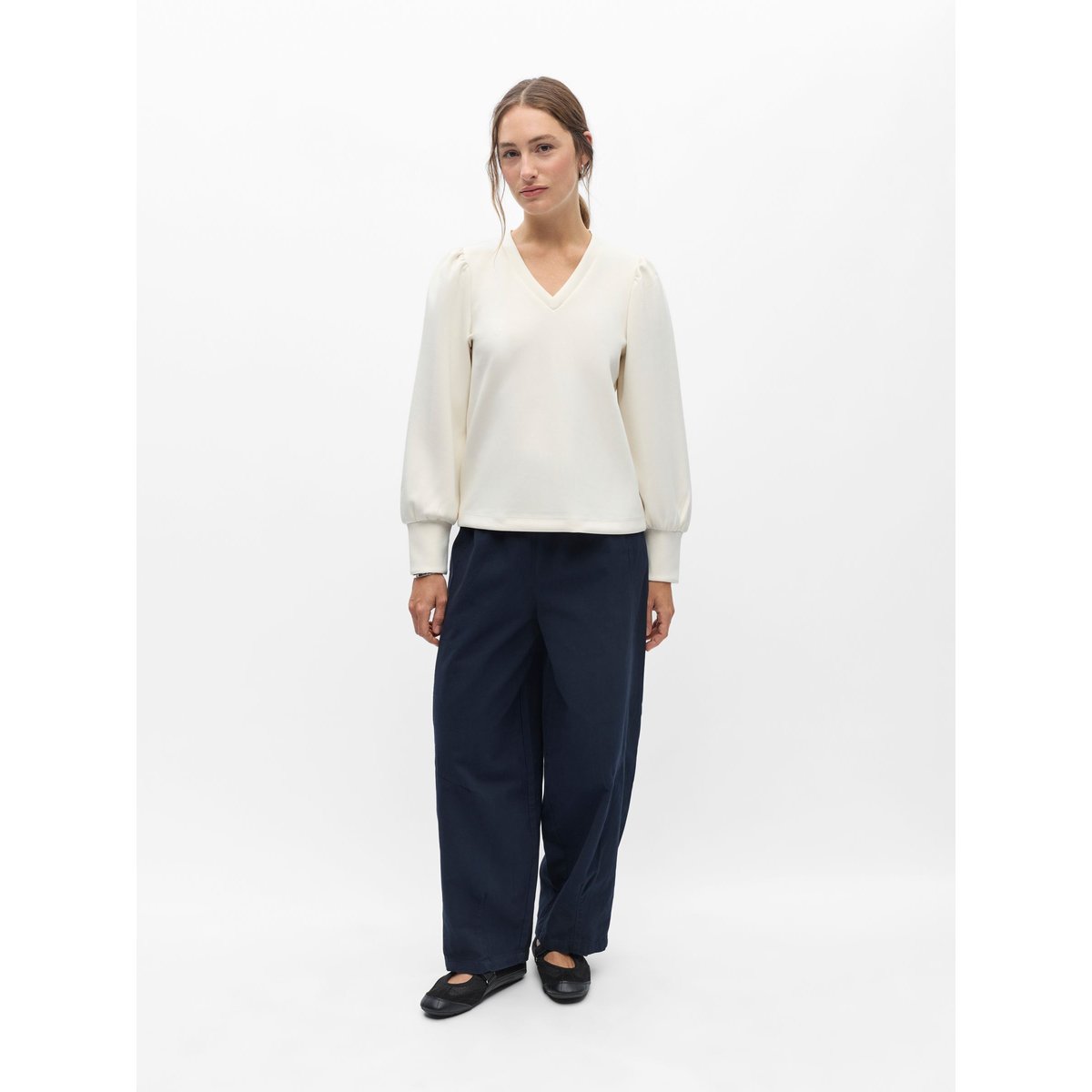 Pullover white sand, OBJECT