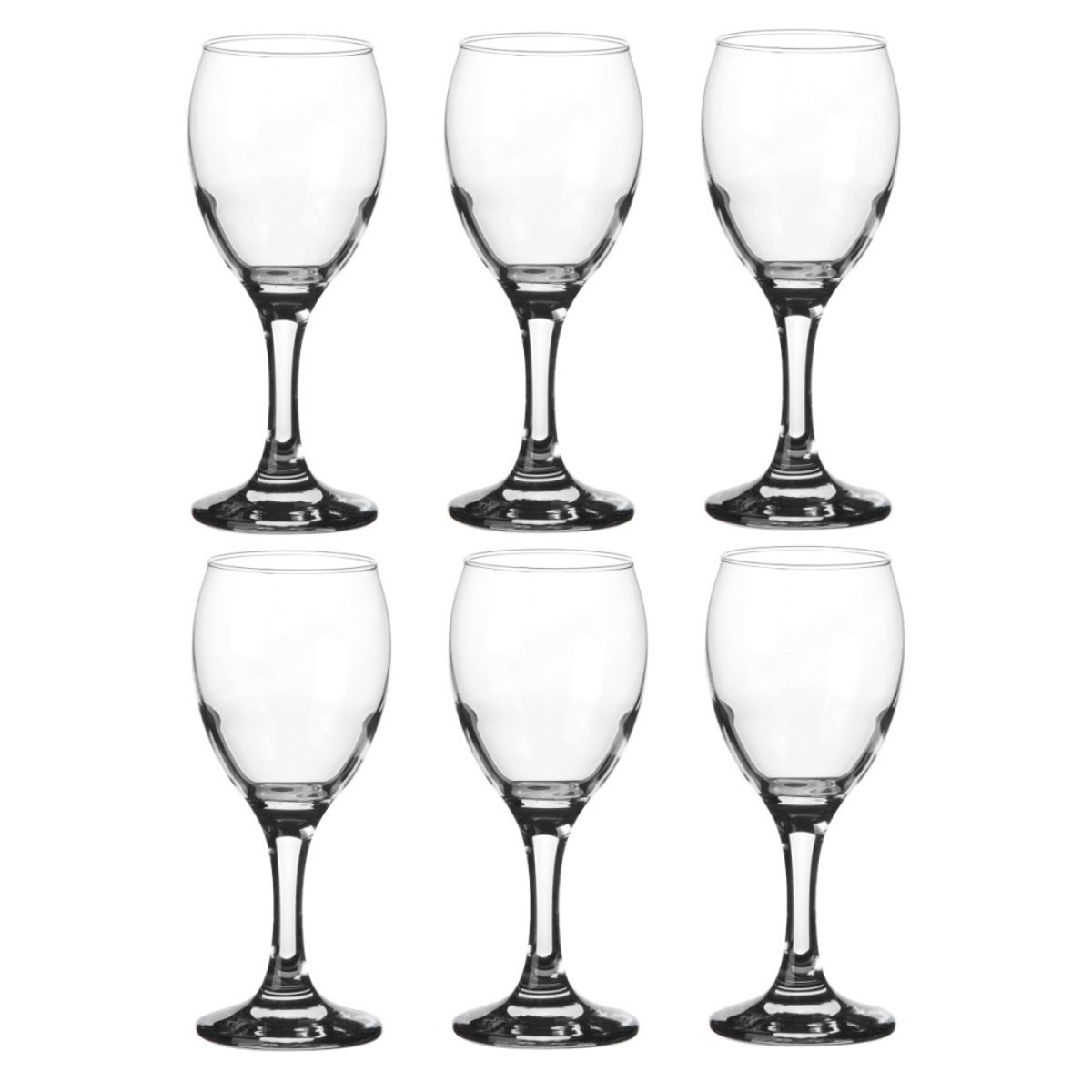 Lot de 6 verres à vin 20.5cl EMPIRE transparent, DECORATIE