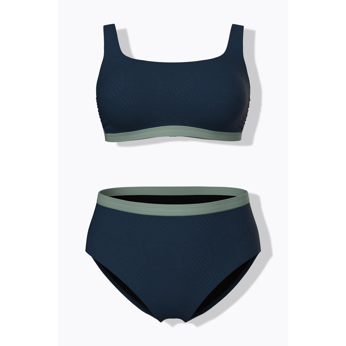 Bikini avec bonnets souples bleu foncé, ULLA POPKEN