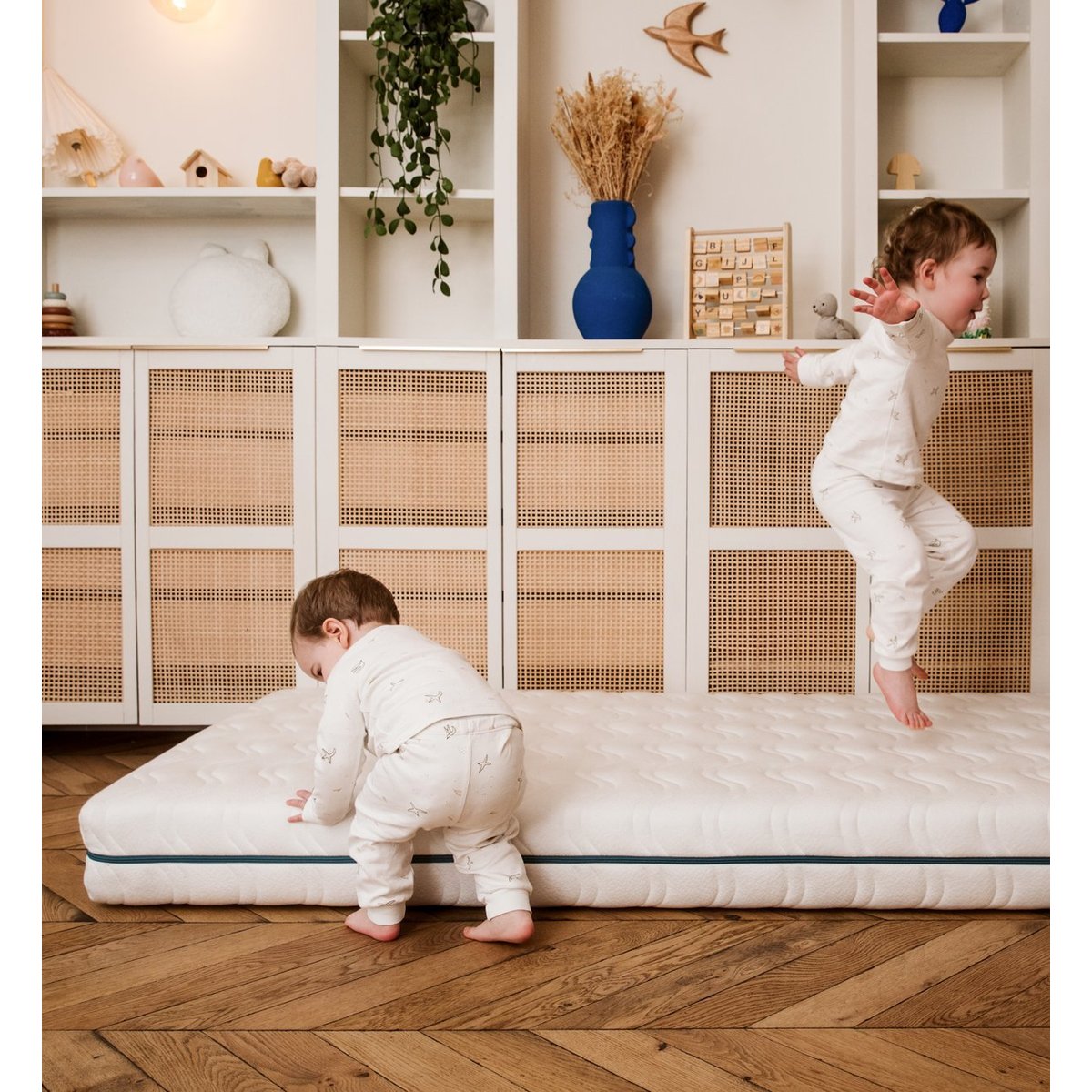 Housse de matelas lavable, épaisseur 17cm, COCOLEGEND® blanc, KADOLIS