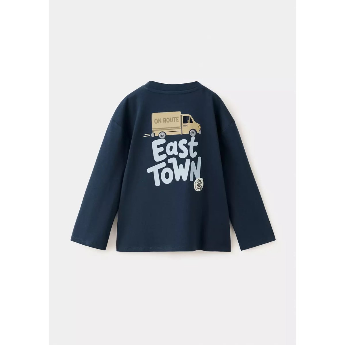 T-shirt en coton imprimé bleu marine, MANGO BABY