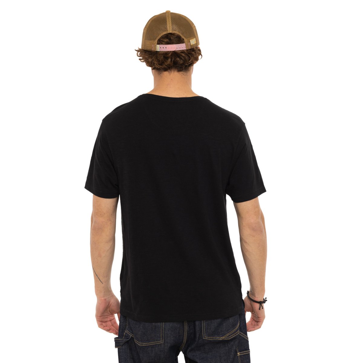 Tee Shirt coton Tyron noir/orange, VON DUTCH