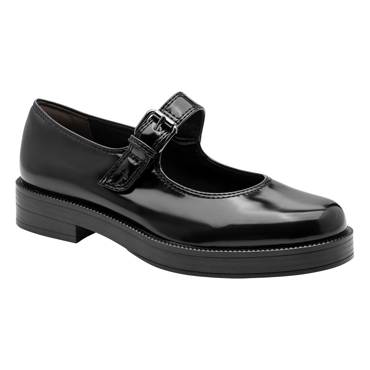 Patent Mary Janes ballet pumps black, TAMARIS