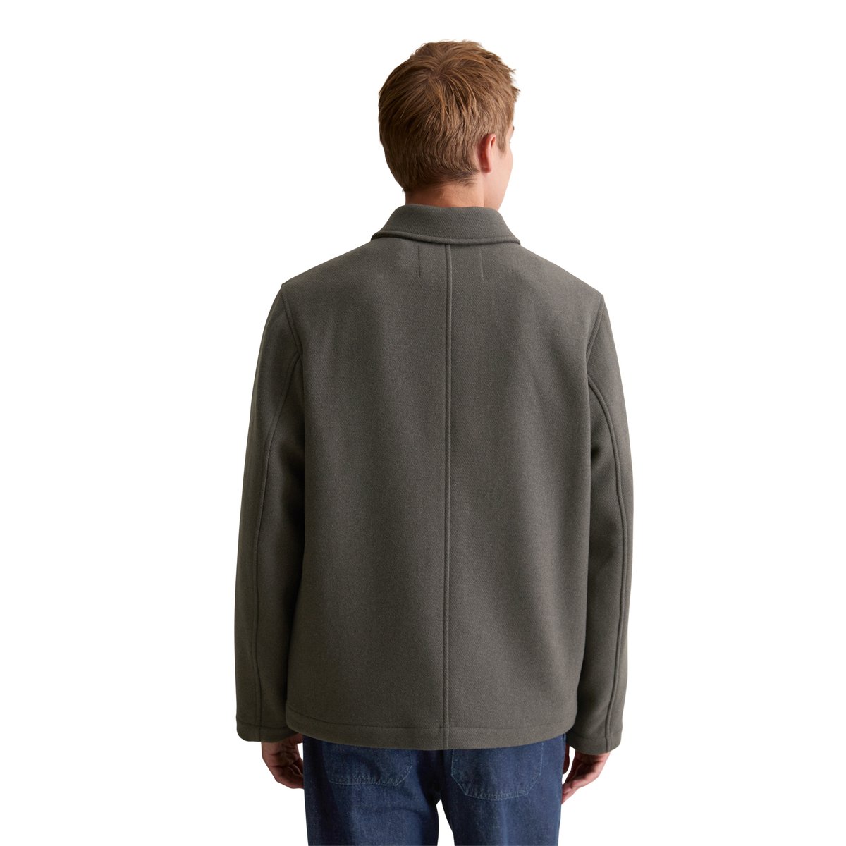 Veste en laine regular en laine mélangée et recyclée noir, MARC O’POLO DENIM