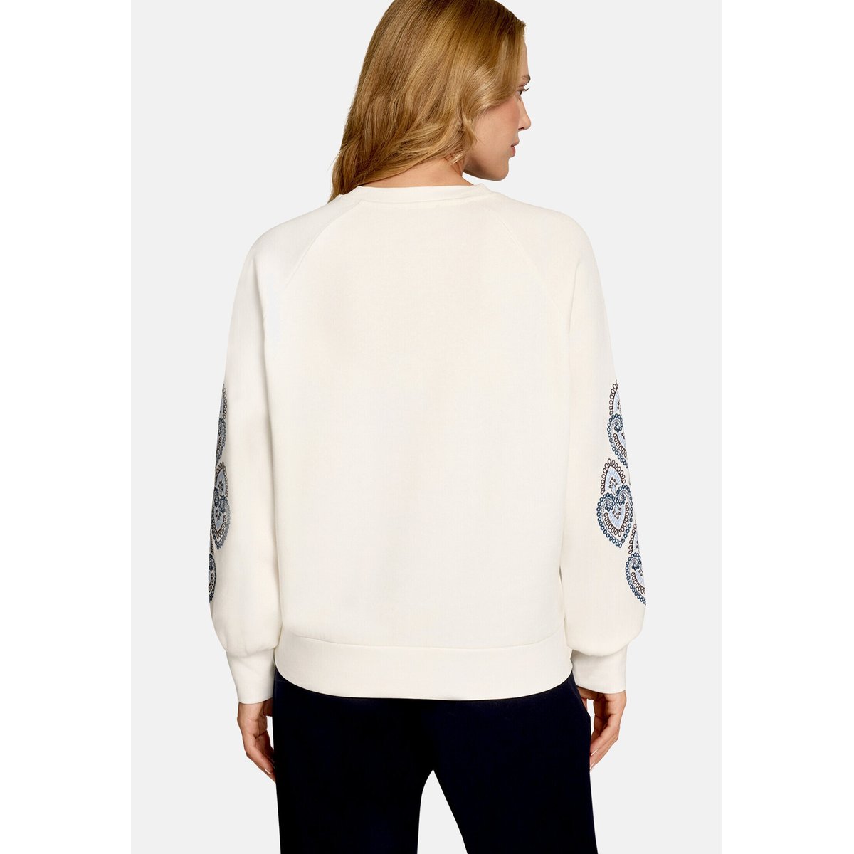 Sweat-shirt à impression patch creamblue, ZERO
