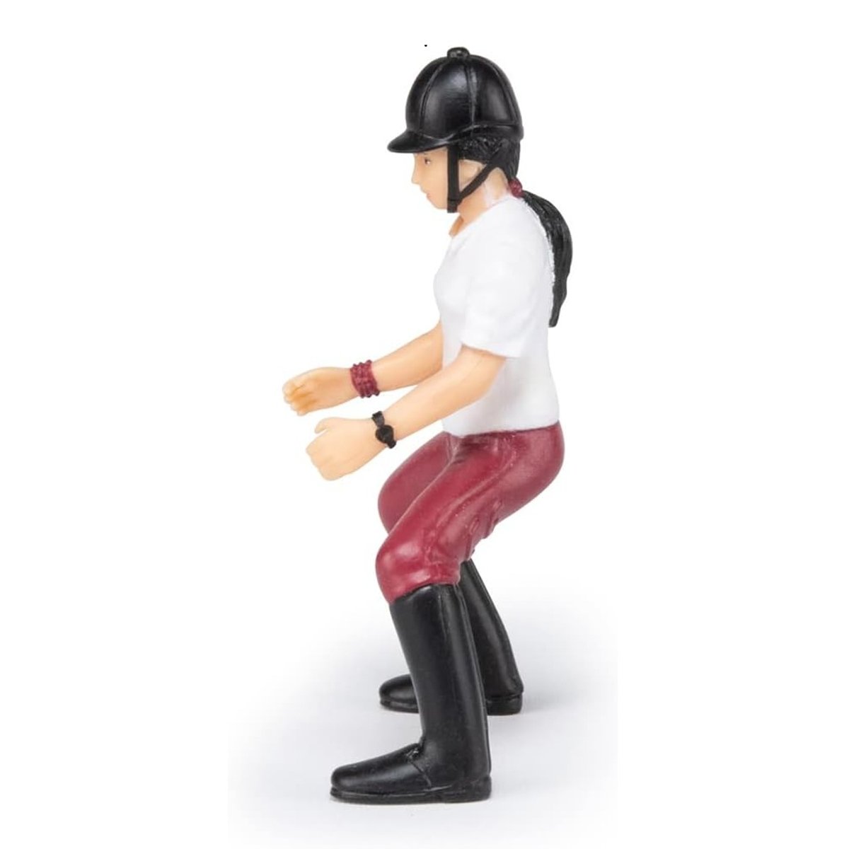 Figurine Jeune cavalière rouge, PAPO