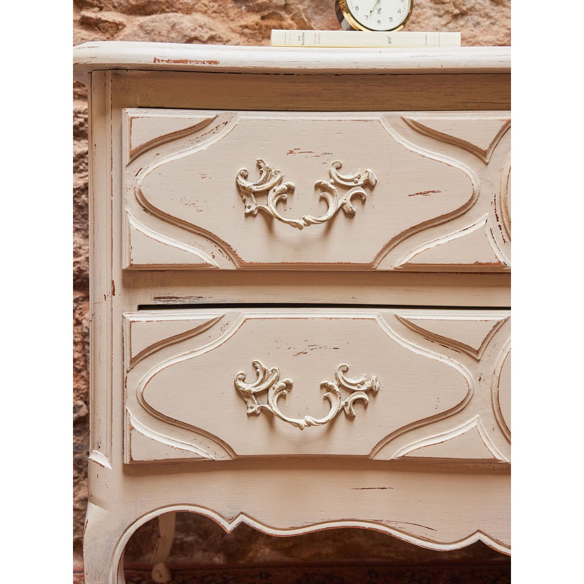 Commode en bois Garance N°673 - Bon état blanc, DEBONGOUT
