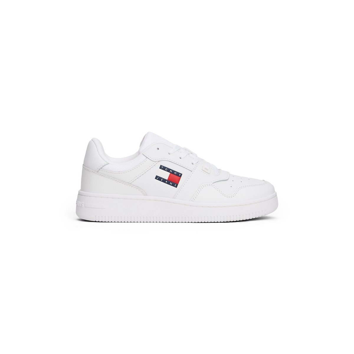 Baskets en cuir Retro blanc, TOMMY JEANS