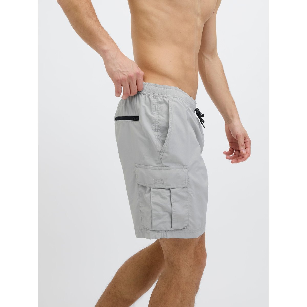 Short De Bain grise - high-rise, JACK & JONES