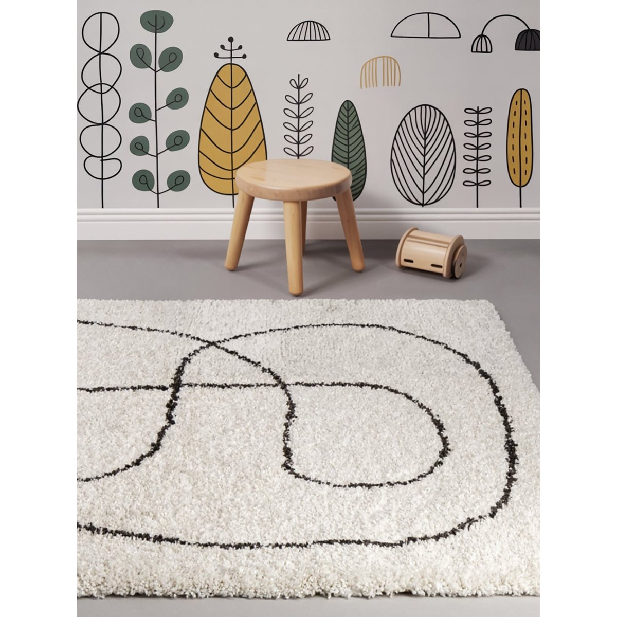 Tapis épais et confortable SERENITY beige sable, AFK LIVING