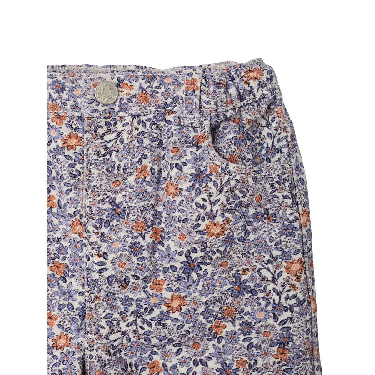 Pantalon large bleu, VERTBAUDET