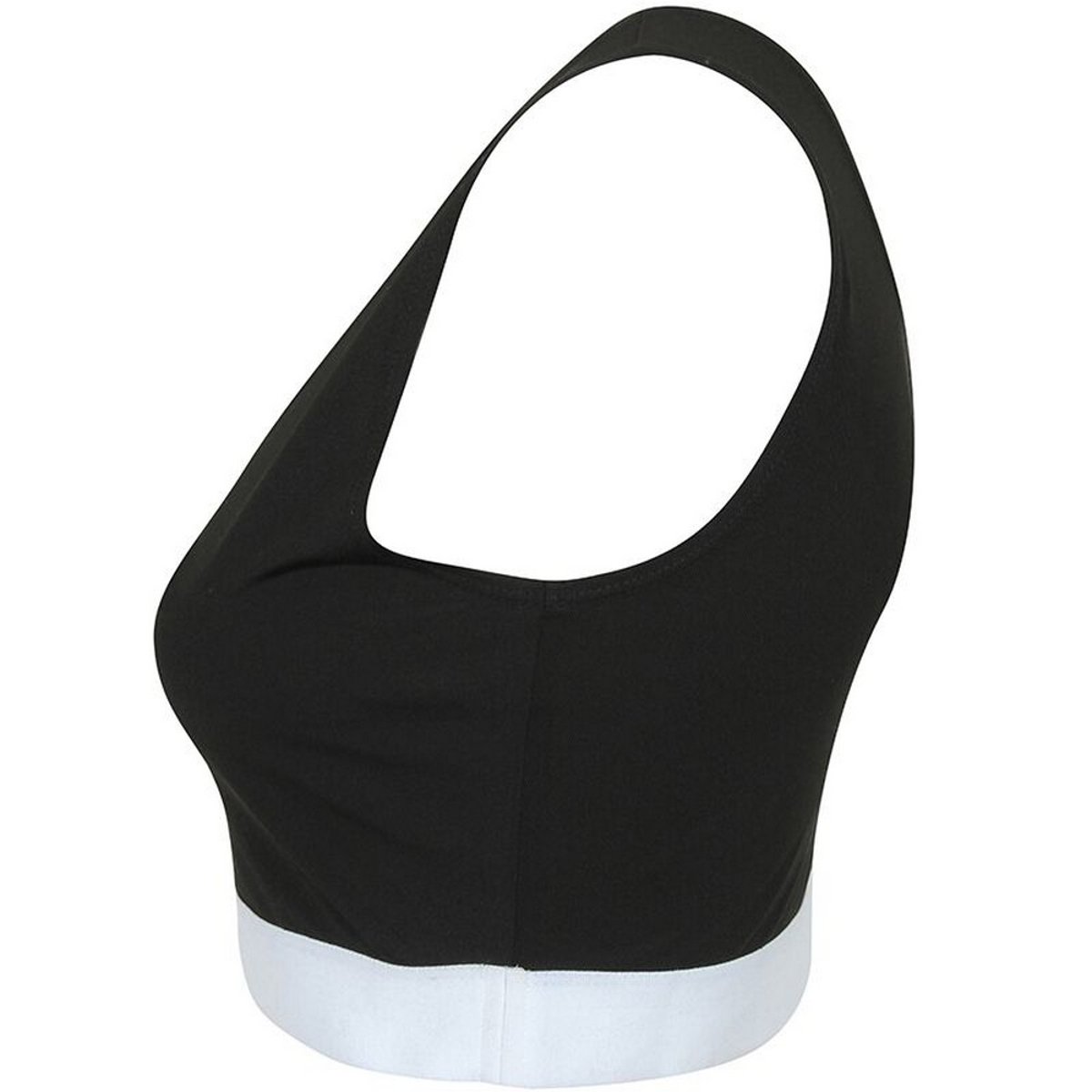 Débardeur court noir/blanc, SKINNI FIT