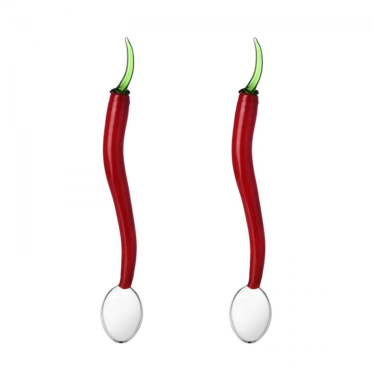 Cuillère Piment lot de 2 Vegetables transparent, ICHENDORF