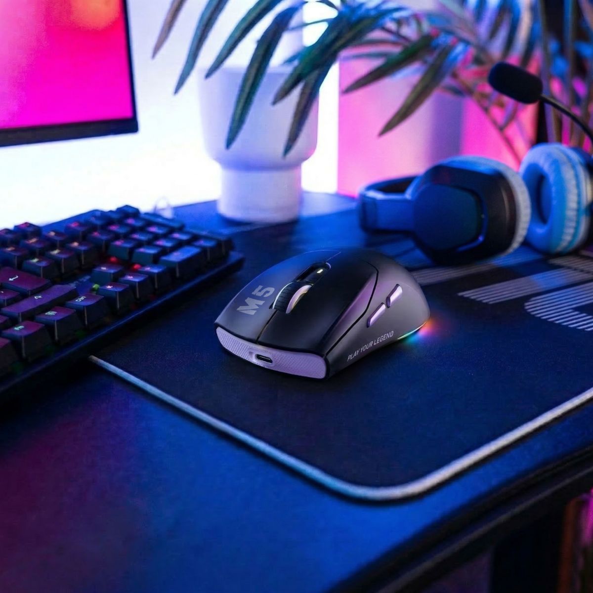 Souris Gamer Sans Fil M5 V2 sans fil Access couleur unique, SKILLKORP