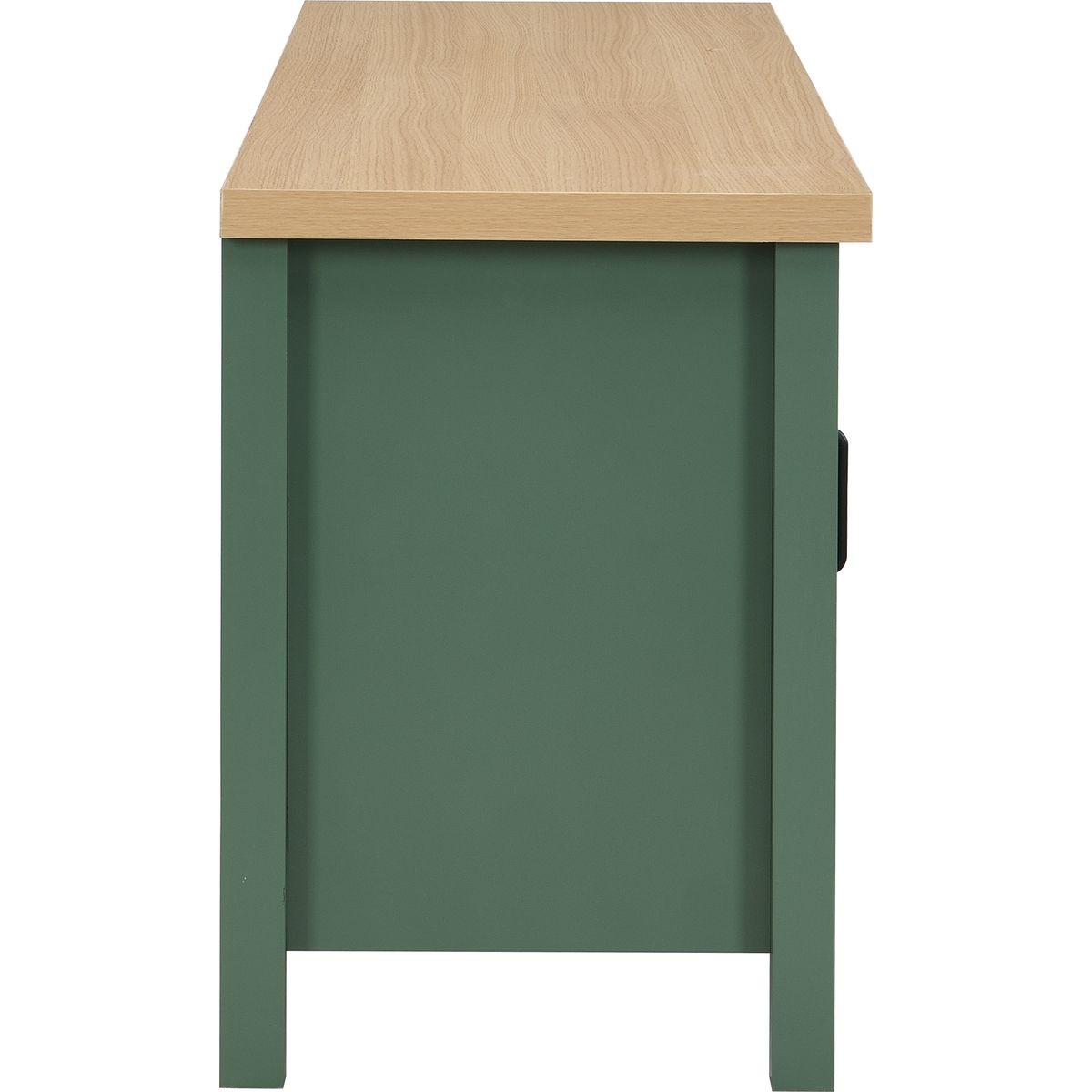 Meuble TV 2 portes - SANA vert, HOMIFAB