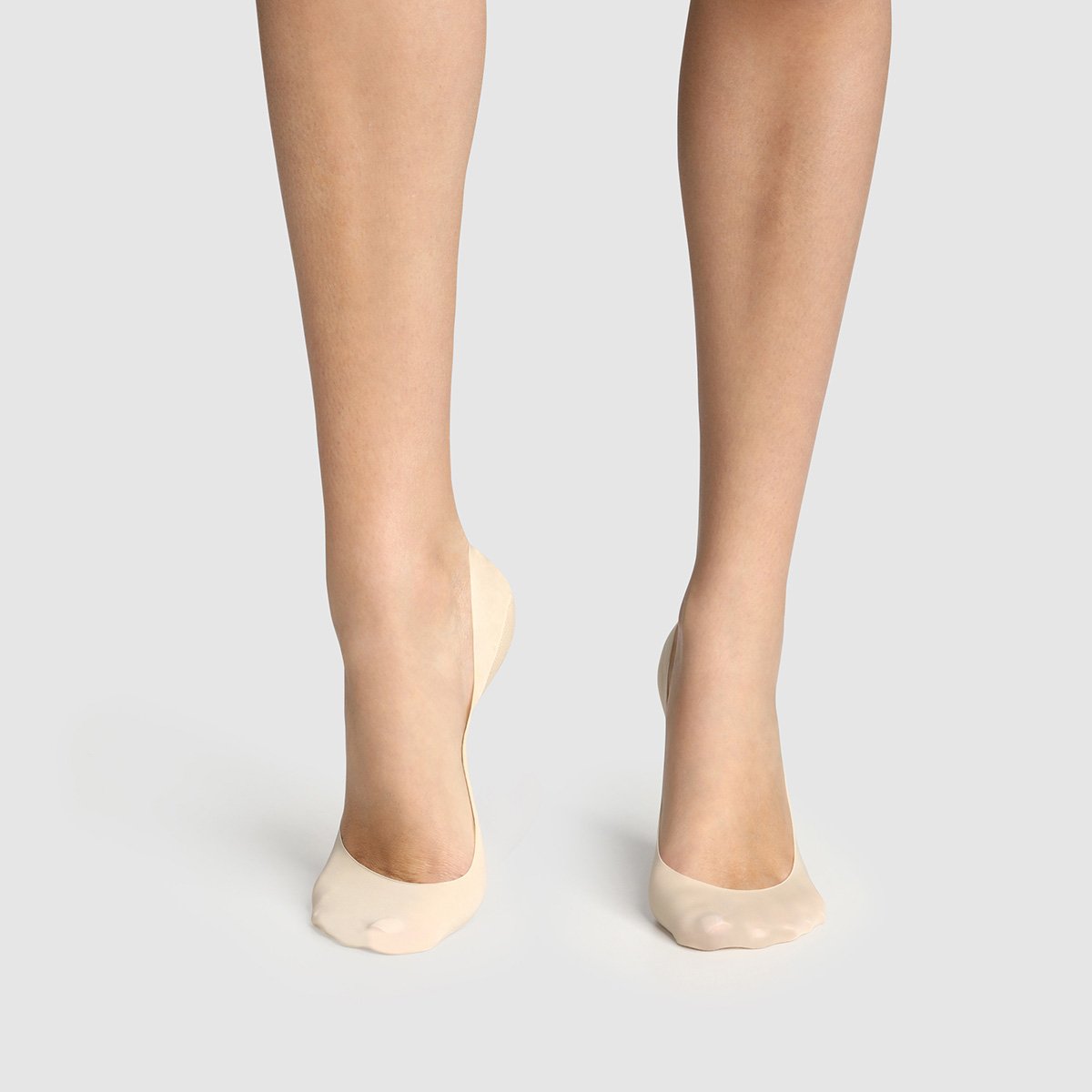 Protège-pieds INVISIFIT 80D beige clair, DIM