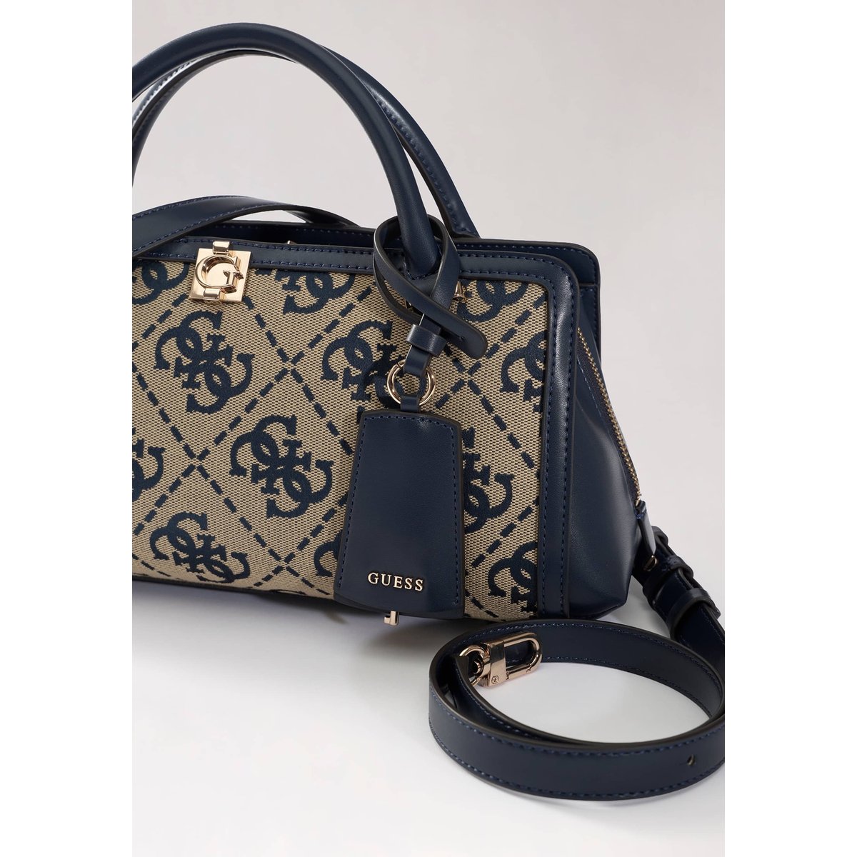 Sac Besace Audrey Logo bleu, GUESS