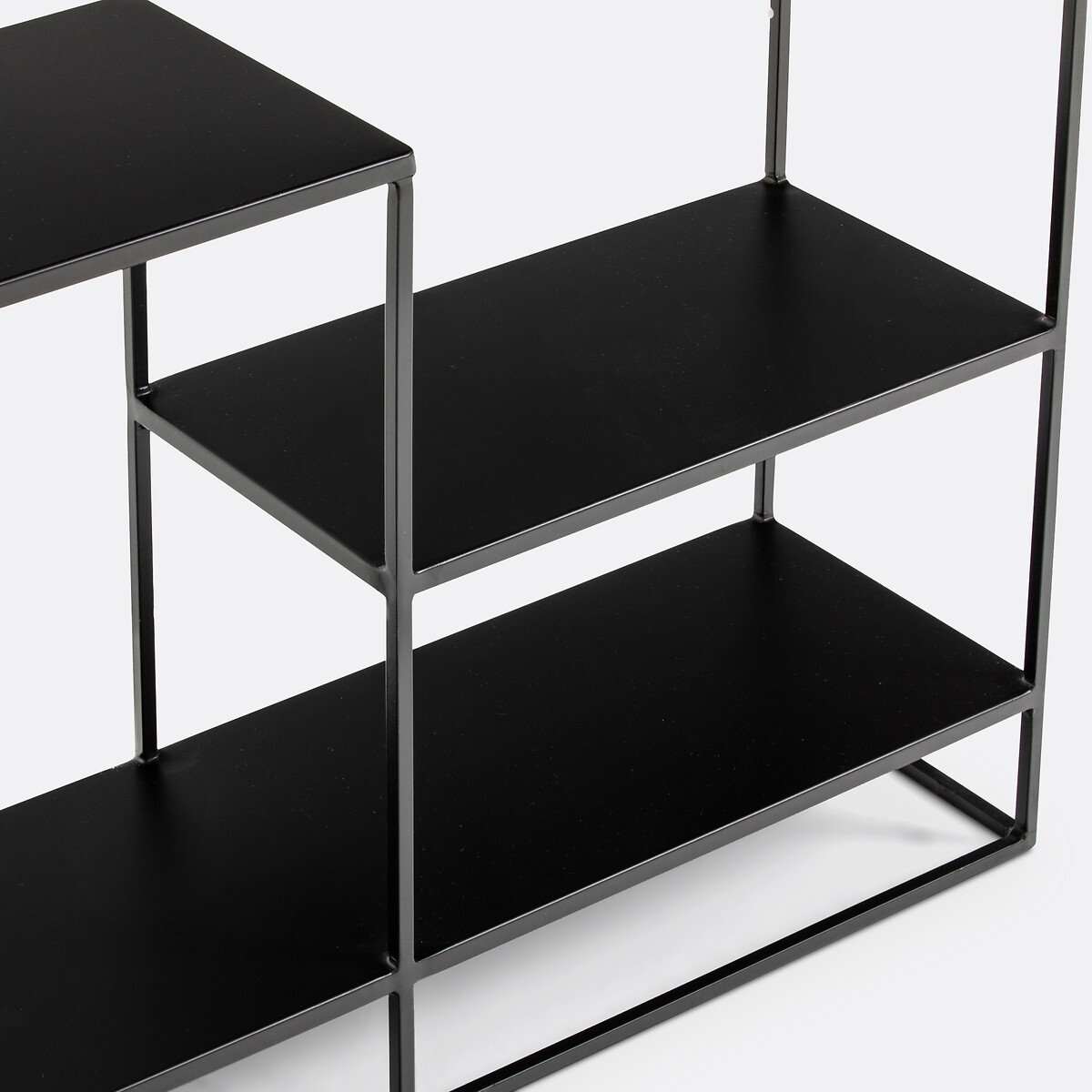 Console asymétrique métal acier, Miva noir, LA REDOUTE INTERIEURS