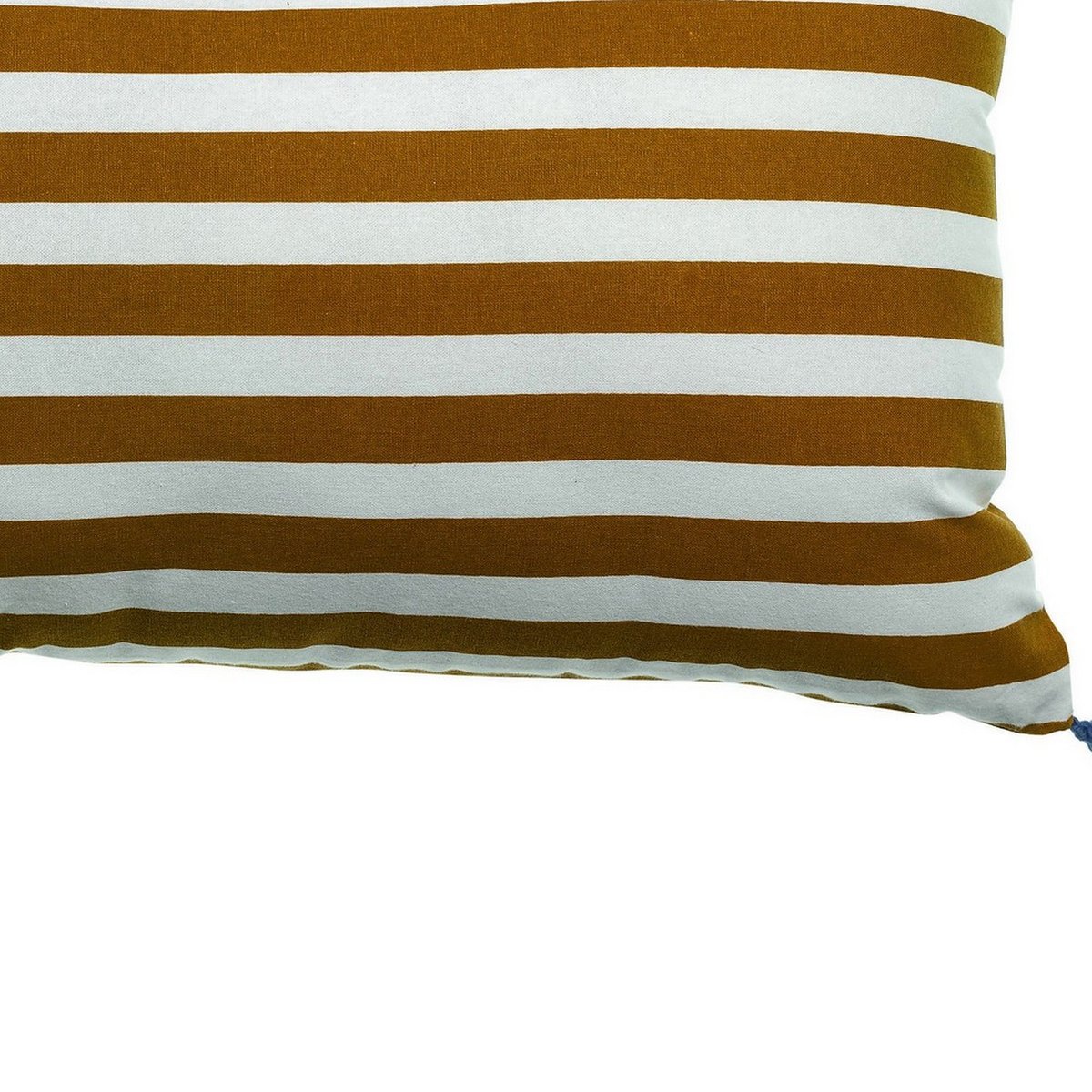 Coussin déco 30x50 cm Coton Saphir blanc, EDEN