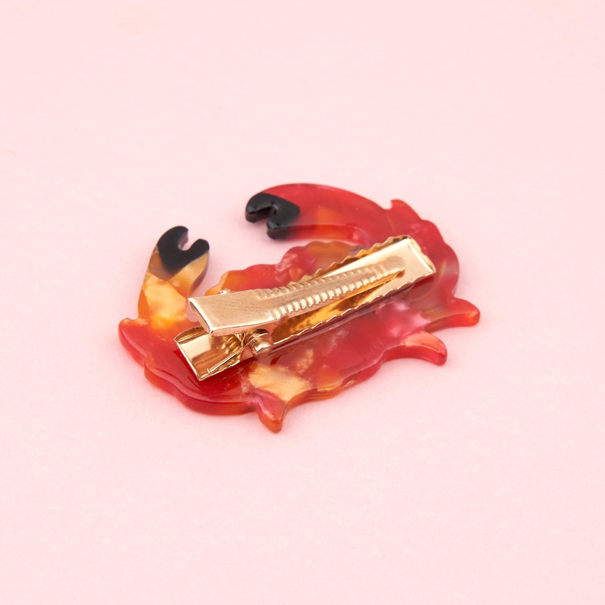 Barrette CRABE rouge, COUCOU SUZETTE