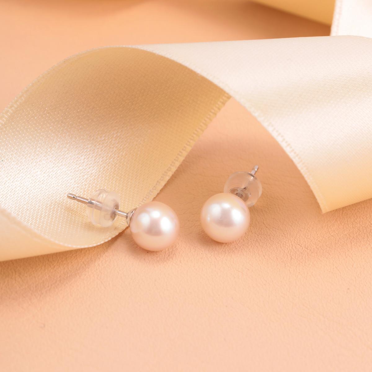 Boucles d'oreilles en or blanc 375 B-CLASSIC argent, BLUESPIRIT