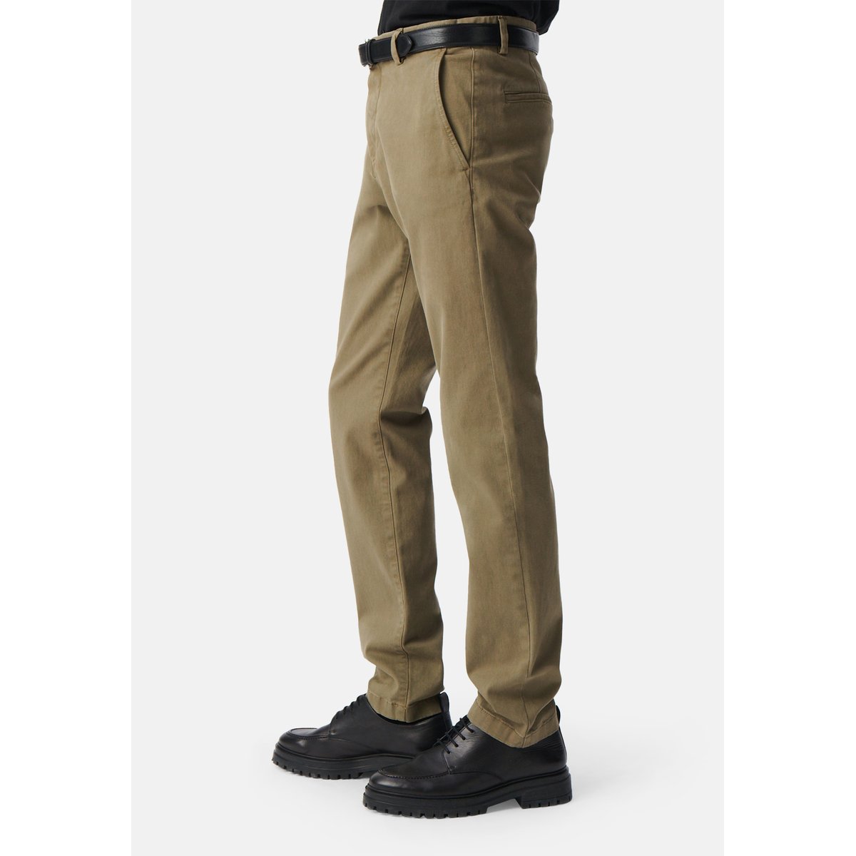 Pantalon chino slim vert kaki, IKKS