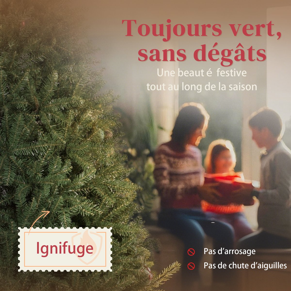 Sapin de Noël Plastique Vert vert, HOMCOM