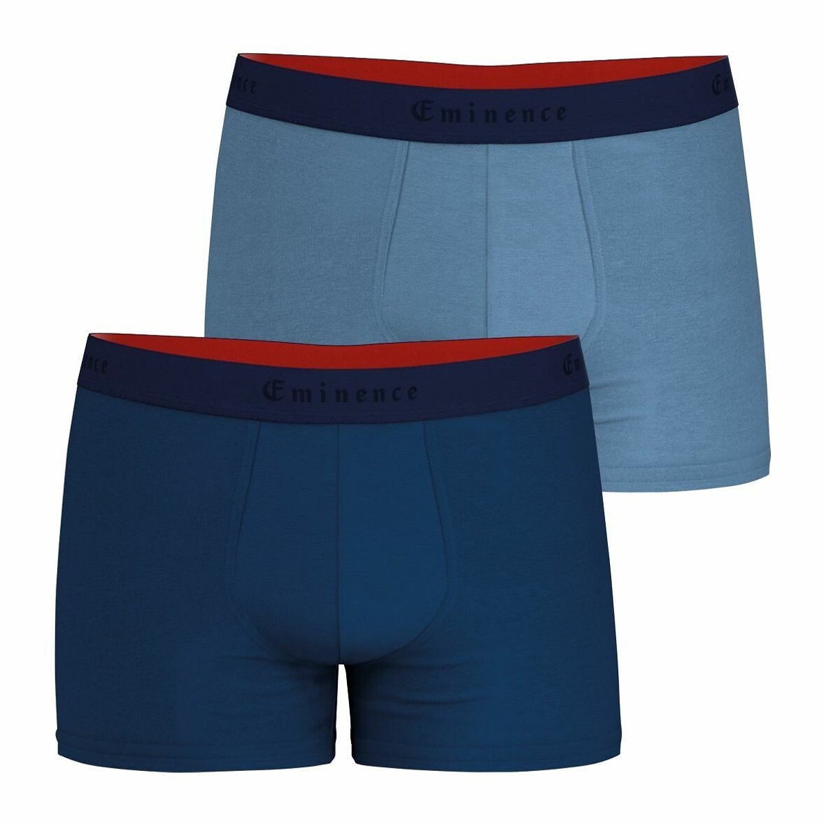 Confezione da 2 boxer azzurro + blu, EMINENCE