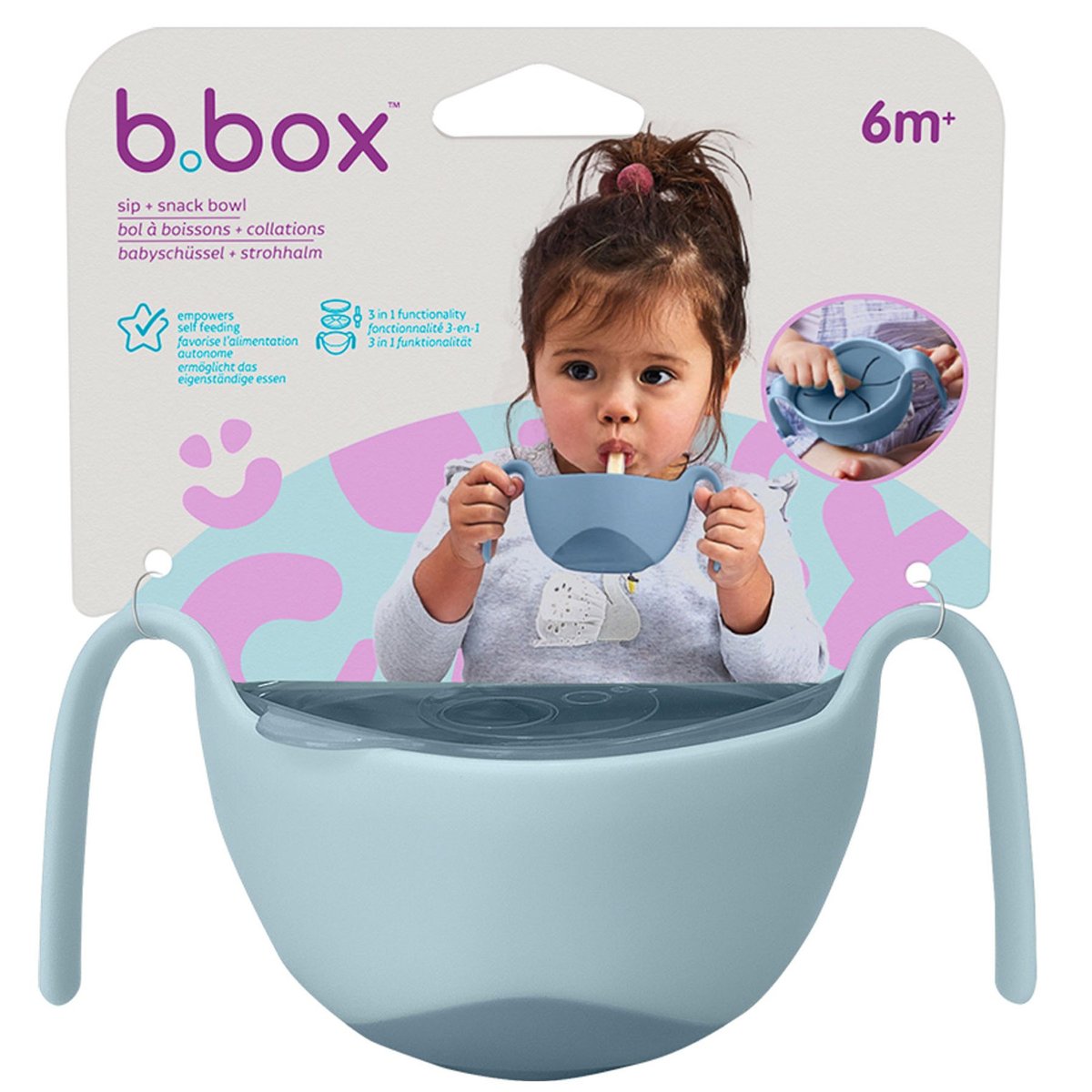 Bol d'apprentissage 3 en 1 bleu, B.BOX