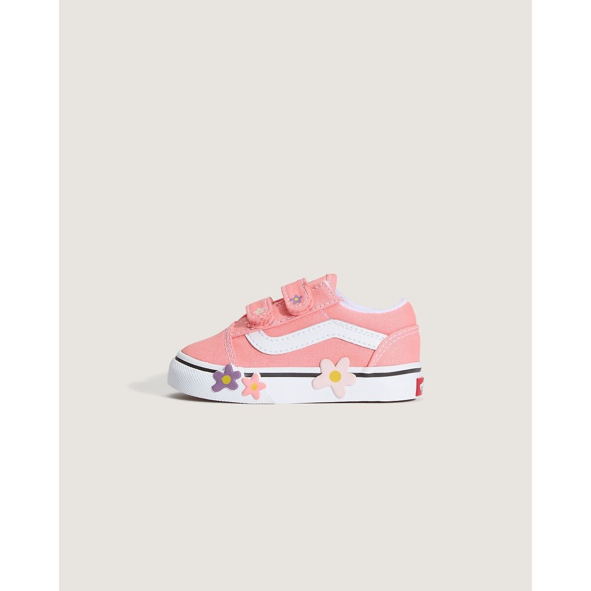 Baskets basses à scratchs, TD OLD SKOOL V rose, VANS