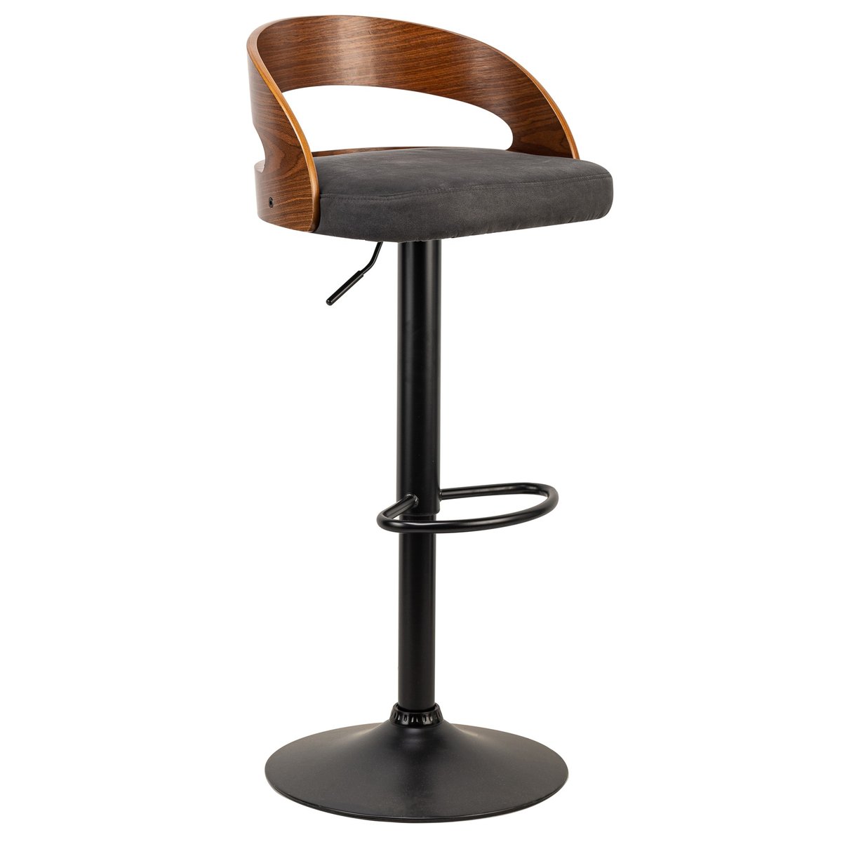 Lot de 2 tabourets de bar, VICTORIA noir, NORDLYS