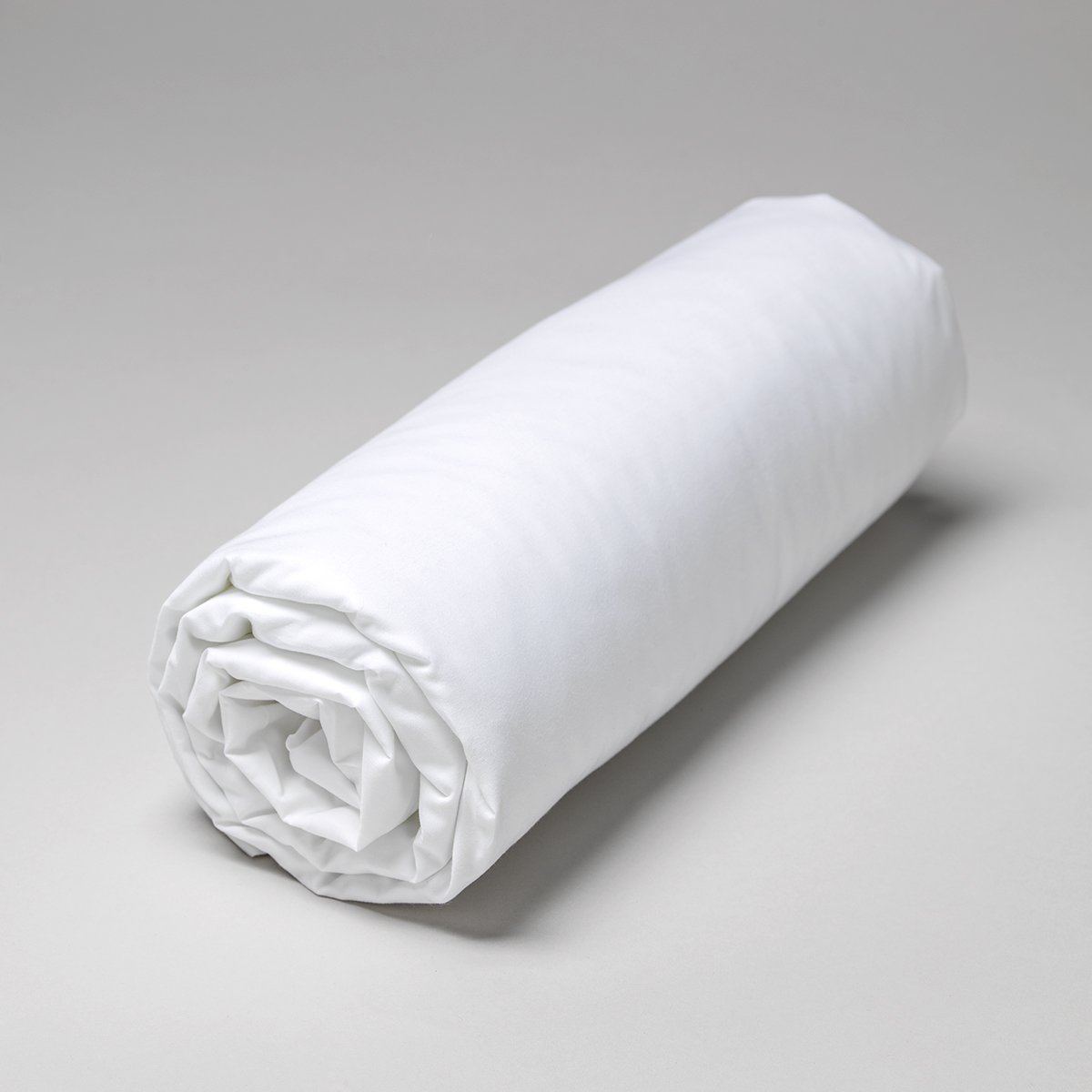Drap housse grand bonnet satin de coton égyptien 240 fils - 600 tc NEW YORK blanc, COTTON & CO