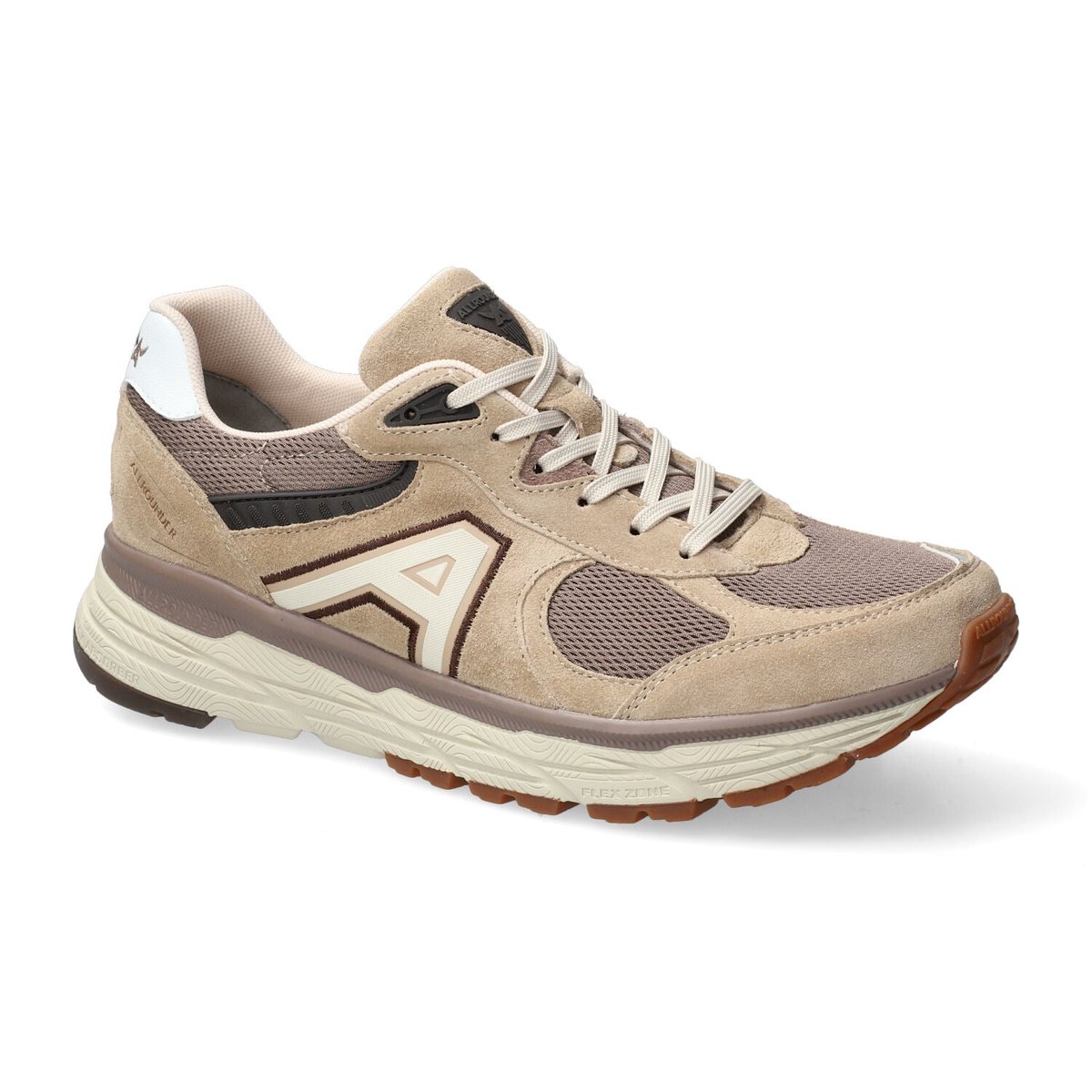 Baskets en cuir textile ALENTO 2 beige 2008, MEPHISTO