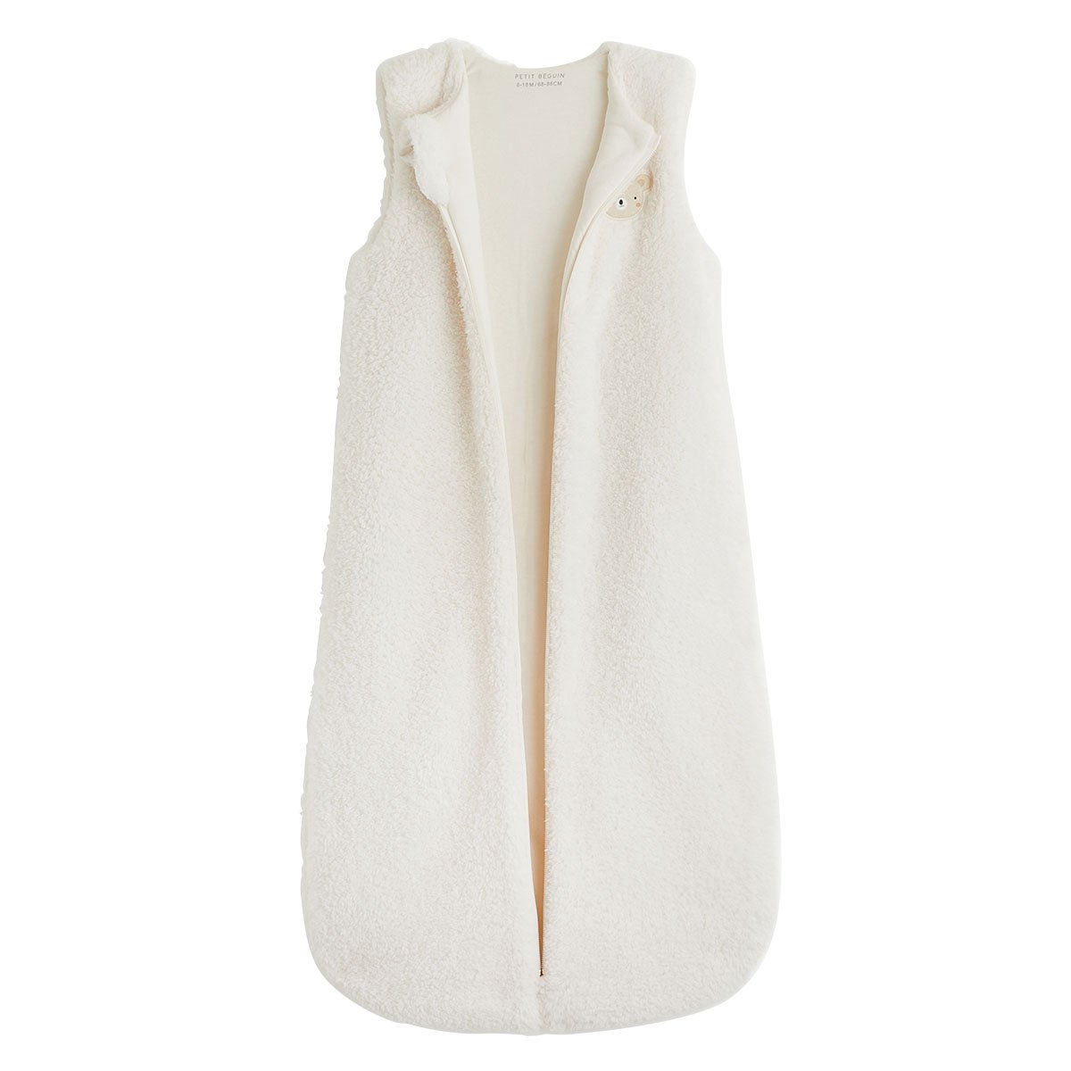 Gigoteuse d'hiver en sherpa ecru, PETIT BEGUIN