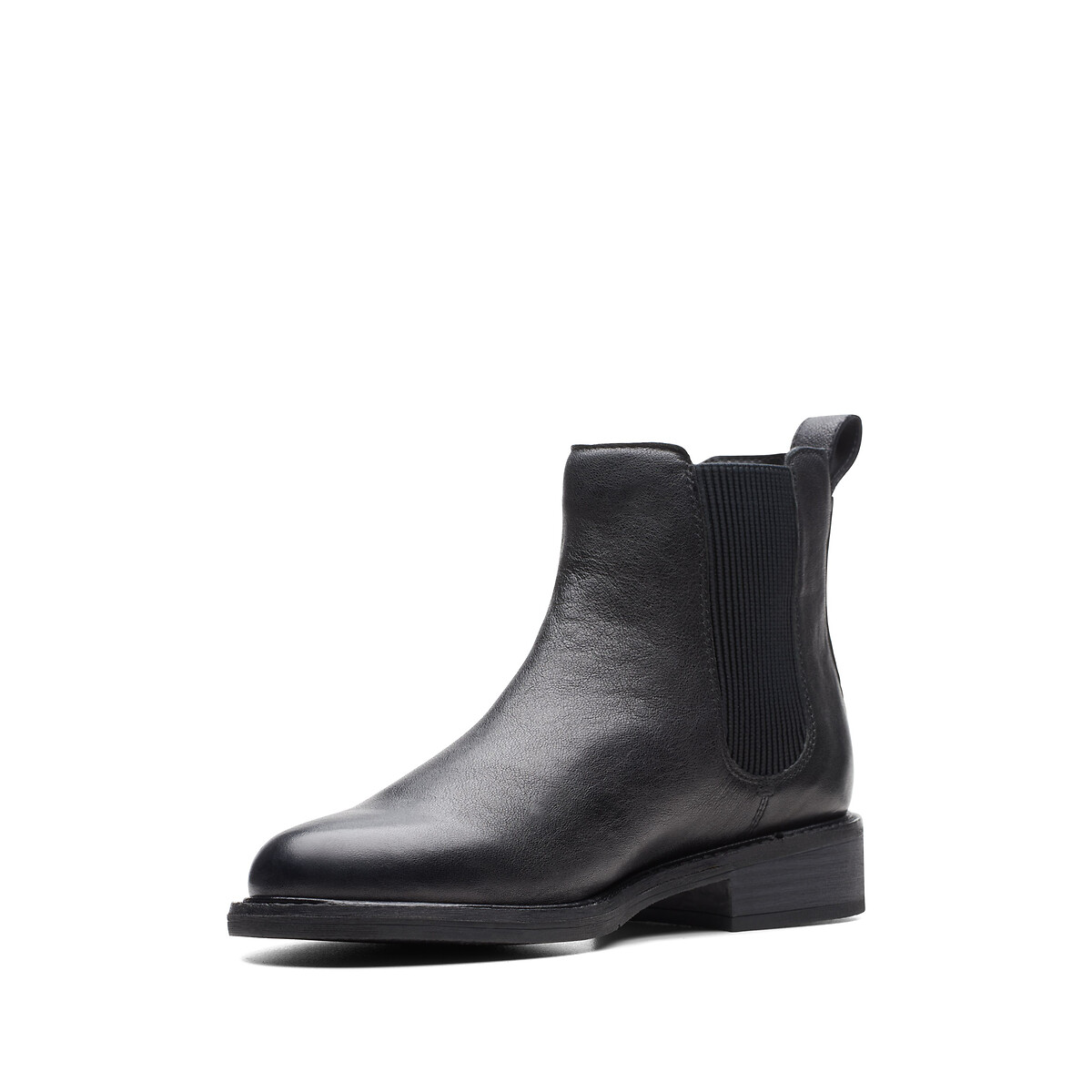 Bottines chelsea en cuir Cologne Arlo noir, CLARKS