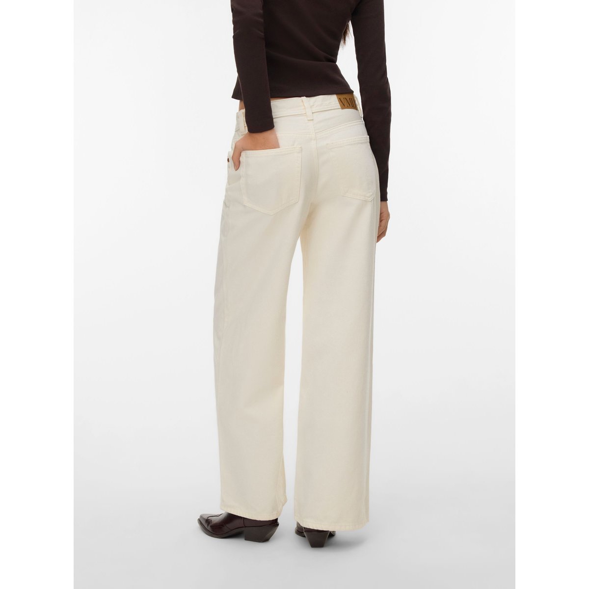 Jean À Coupe Large ecru, VERO MODA