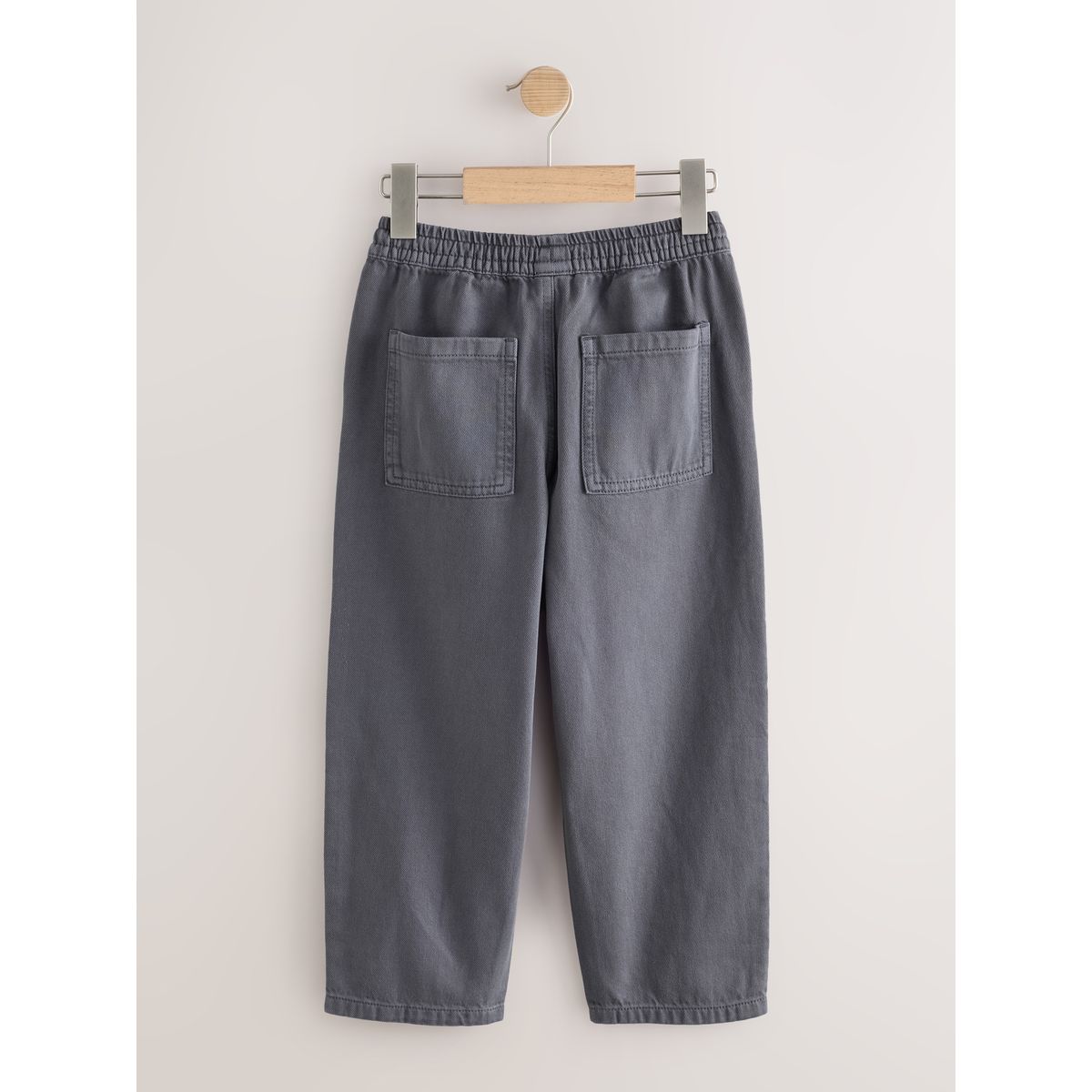 Pantalon bouffant fuselé à enfiler gris anthracite, NEXT