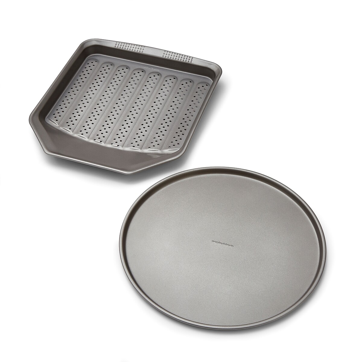 2-Piece Pizza & Crisper Tray Set grey, MORPHY RICHARDS